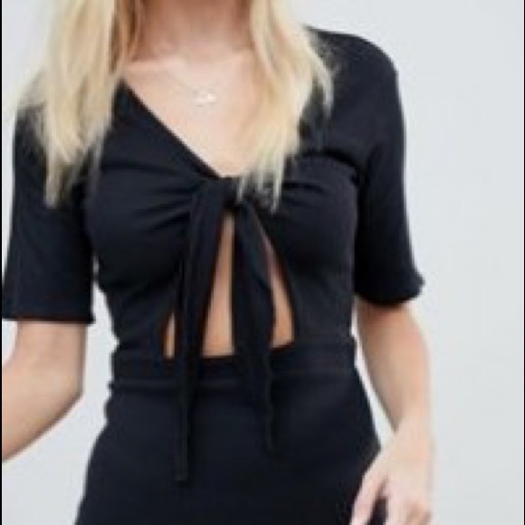 DAISY STREET | cut out bow skater dress - Picture 3 of 8